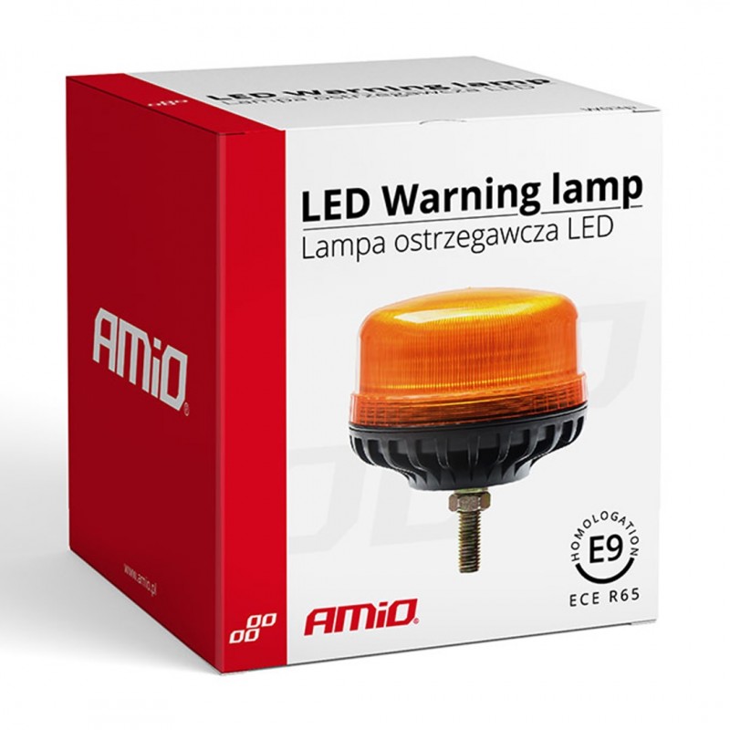 ΦΑΡΟΣ W03SB 12V/24V 36LED ΒΙΔΩΤΟΣ (ΜΟΝΗ ΒΙΔΑ) ΠΟΡΤΟΚΑΛΙ IP56 AMiO - 1 ΤΕΜ.