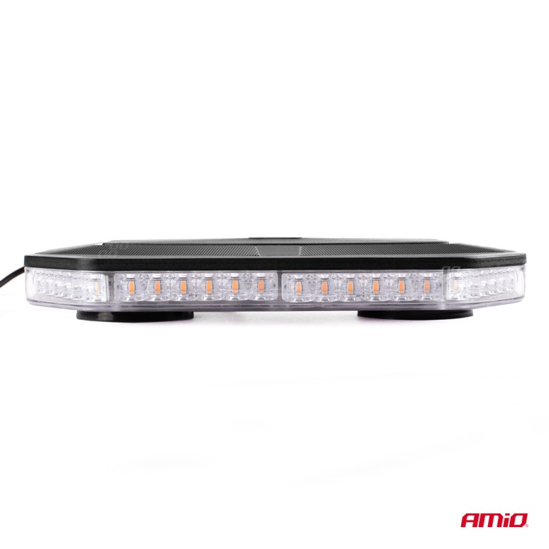 ΦΑΡΟΣ/ΜΠΑΡΑ 12>24V 48SMD LED ΠΟΡΤΟΚΑΛΙ ΜΕ ΦΙΣ ΑΝΑΠΤΗΡΑ & ΜΑΓΝΗΤΙΚΗ ΒΑΣΗ 293x171x46mm​ AMIO -1 ΤΕΜ.