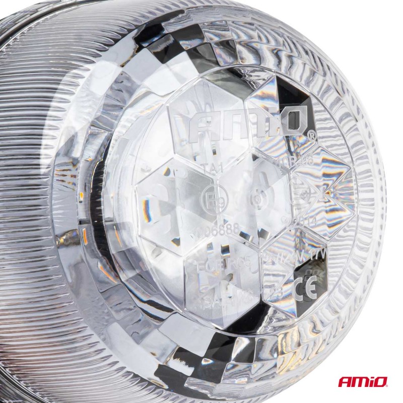 ΦΑΡΟΣ DIAMONT W25M ΜΕ ΛΕΥΚΟ ΚΑΠΑΚΙ 12/24V 24xSMD LED ΠΟΡΤΟΚΑΛΙ ΜΑΓΝΗΤΙΚΟΣ ΦΙΣ ΑΝΑΠΤΗΡΑ 131x126mm ΑΜΙΟ - 1 ΤΕΜ.