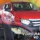 FORD RANGER 3 4D 2012+ ΖΕΥΓΑΡΙ ΑΝΕΜΟΘΡΑΥΣΤΕΣ ΑΠΟ ΕΥΚΑΜΠΤΟ ΦΙΜΕ ΠΛΑΣΤΙΚΟ HEKO - 2 ΤΕΜ.