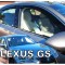 ΑΝΕΜΟΘΡΑΥΣΤΕΣ ΓΙΑ LEXUS GS IV 250 4D 2016+ ΣΕΤ ΑΥΤΟΚΙΝΗΤΟΥ ΑΠΟ ΕΥΚΑΜΠΤΟ ΦΙΜΕ ΠΛΑΣΤΙΚΟ HEKO - 4 ΤΕΜ.