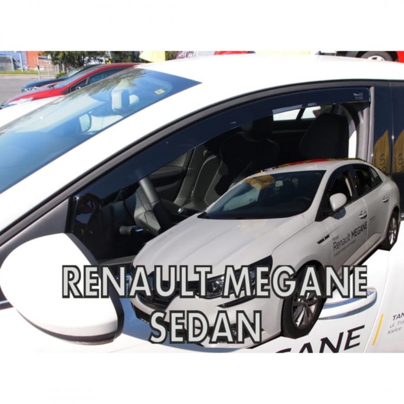 RENAULT MEGANE 5D 2016+ / MEGANE IV HTB / GRANDTOUR SEDAN 4D/5D 2016+ ΖΕΥΓΑΡΙ ΑΝΕΜΟΘΡΑΥΣΤΕΣ ΑΠΟ ΕΥΚΑΜΠΤΟ ΦΙΜΕ ΠΛΑΣΤΙΚΟ HEKO - 2 ΤΕΜ.