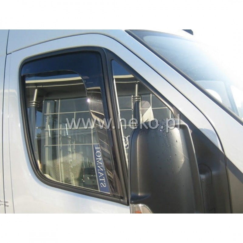 ΑΝΕΜΟΘΡΑΥΣΤΕΣ ΓΙΑ VW CRAFTER 2006-2017 / MERCEDES SPRINTER W906 2006-2018 ΖΕΥΓΑΡΙ VAN ΓΙΑ ΟΛΟ ΤΟ ΤΖΑΜΙ ΑΠΟ ΕΥΚΑΜΠΤΟ ΦΙΜΕ ΠΛΑΣΤΙΚΟ HEKO - 2 ΤΕΜ.