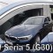 ΑΝΕΜΟΘΡΑΥΣΤΕΣ ΓΙΑ BMW ΣΕΙΡΑ 5 G30 / G31 4D/5D 2017-2021 ΖΕΥΓΑΡΙ ΑΠΟ ΕΥΚΑΜΠΤΟ ΦΙΜΕ ΠΛΑΣΤΙΚΟ HEKO - 2 ΤΕΜ.