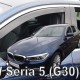 BMW ΣΕΙΡΑ 5 G30 / G31 4D/5D 2017+ ΖΕΥΓΑΡΙ ΑΝΕΜΟΘΡΑΥΣΤΕΣ ΑΠΟ ΕΥΚΑΜΠΤΟ ΦΙΜΕ ΠΛΑΣΤΙΚΟ HEKO - 2 ΤΕΜ.