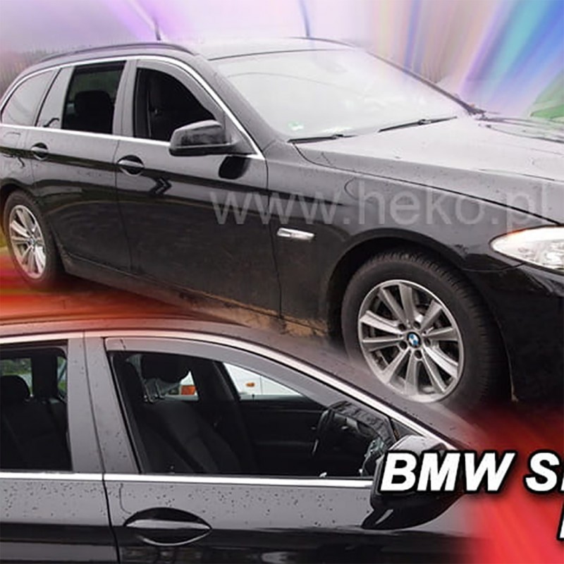 ΑΝΕΜΟΘΡΑΥΣΤΕΣ ΓΙΑ BMW ΣΕΙΡΑ 3 F30/F31 4D/5D 2012-2018 ΖΕΥΓΑΡΙ ΑΠΟ ΕΥΚΑΜΠΤΟ ΦΙΜΕ ΠΛΑΣΤΙΚΟ HEKO - 2 ΤΕΜ.